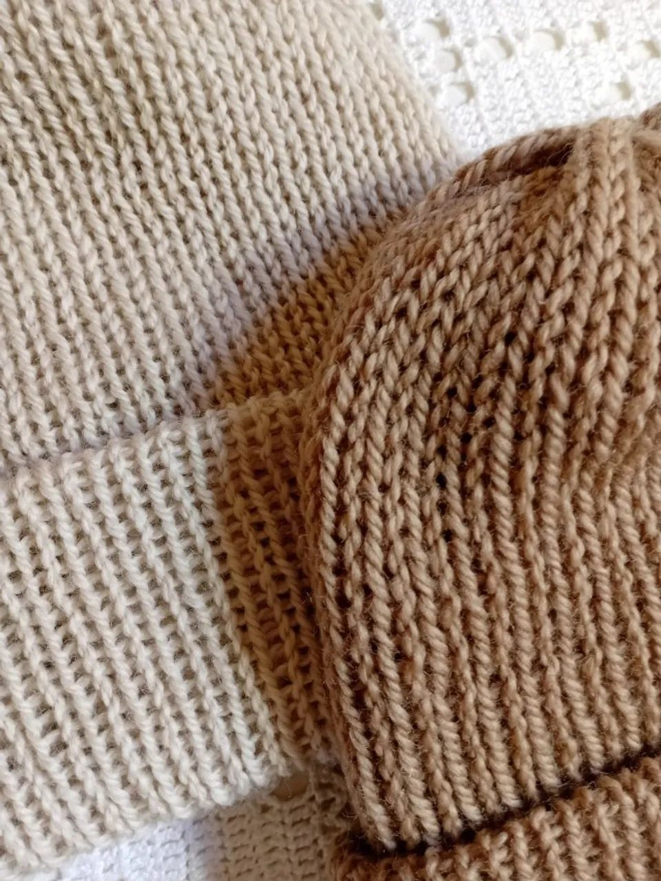 Gorro em lã 100% verdadeira natural - Foto 4
