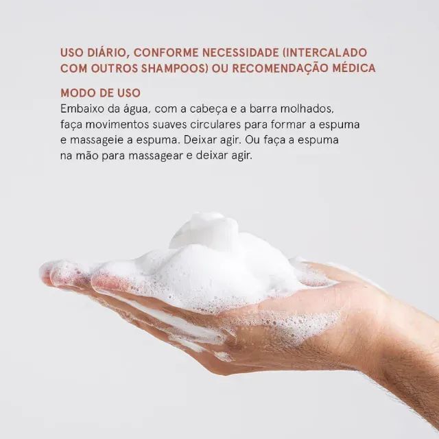 Shampoo Sólido Anticaspa Sebocontrol DS 85g - Foto 5