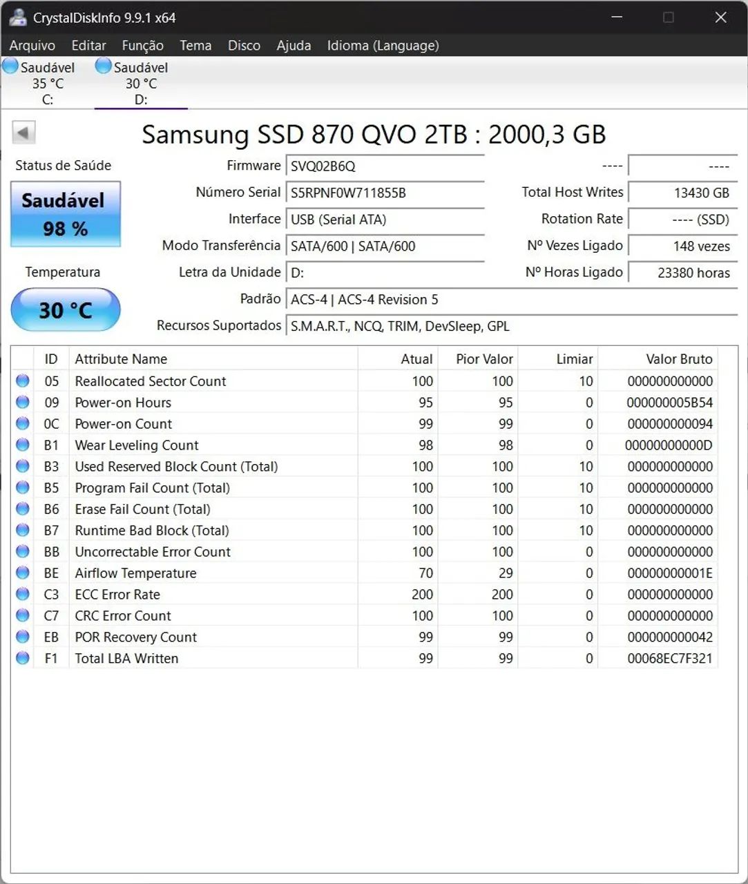 SSD Samsung 2TB - Foto 3
