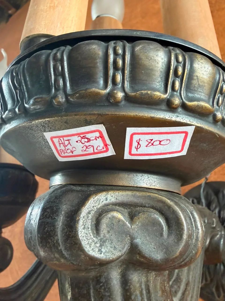 Par de Arandelas Gotico Virden com Velas - Foto 5