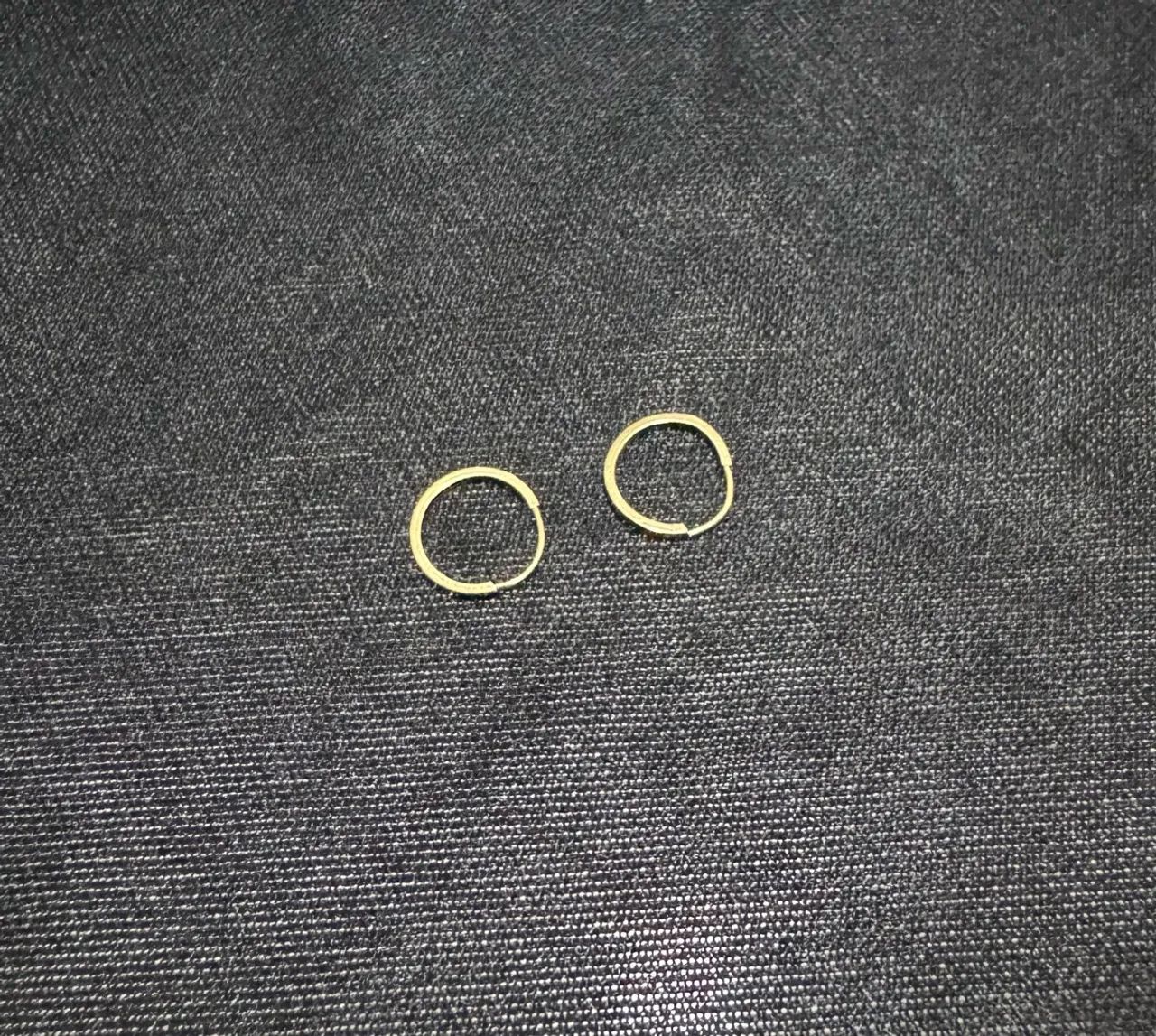 Argolas de ouro 18k