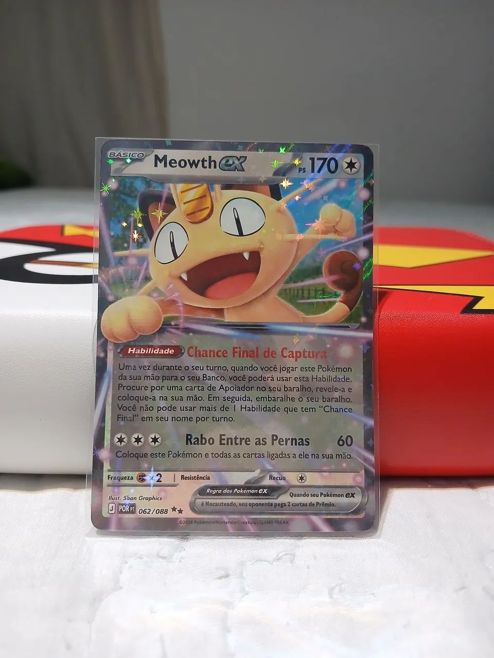 Meowth EX (062/088) - Jogos de Vídeo Game - Jardim Cidade