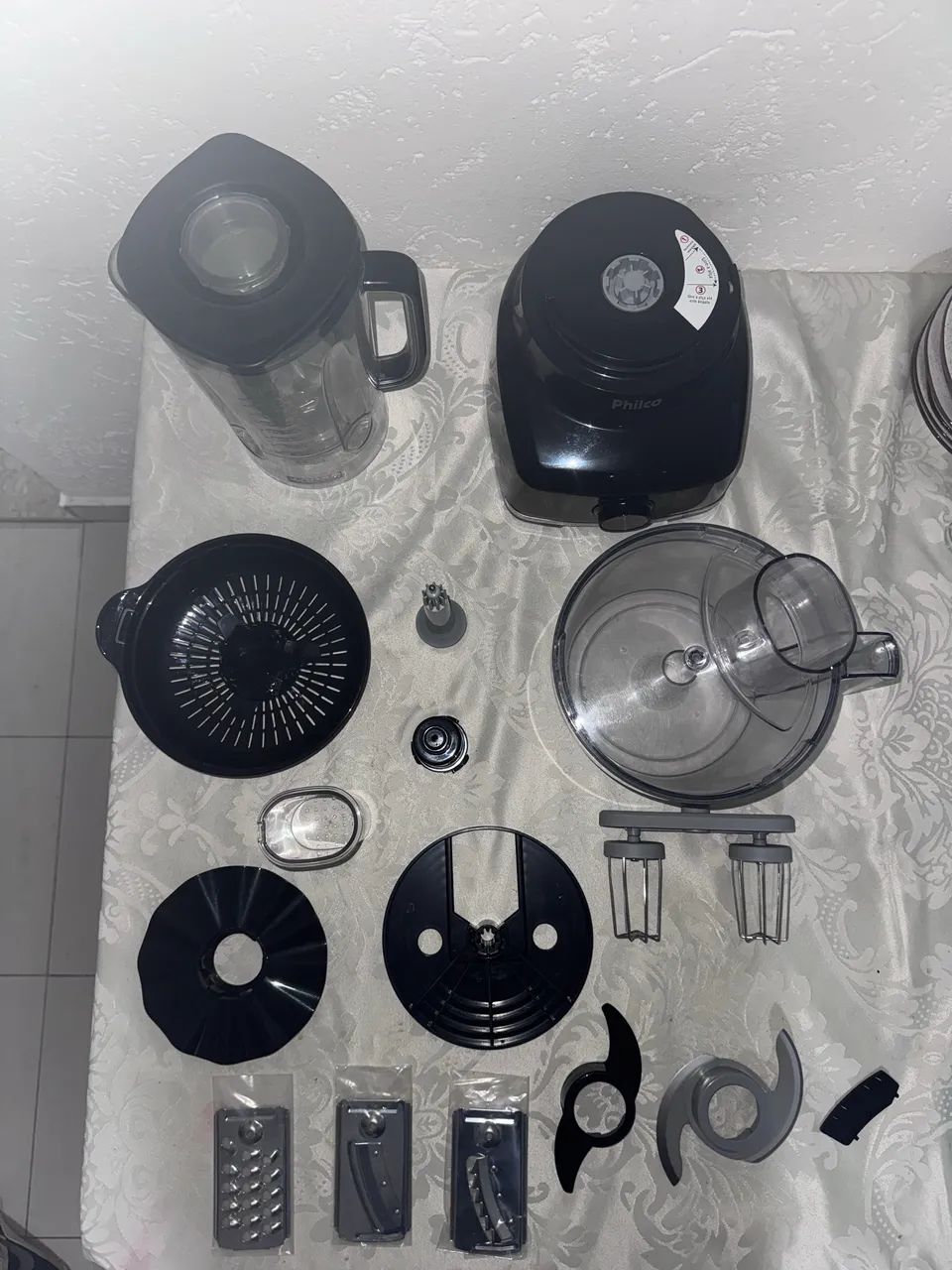 Multiprocessador de Alimentos Philco 1700W Preto PMP1600P 9 em 1 Liquidificador  - Foto 2