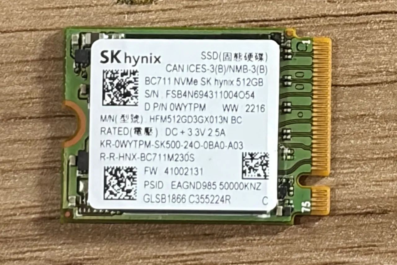 SSD NVME 512GB SK Hynix