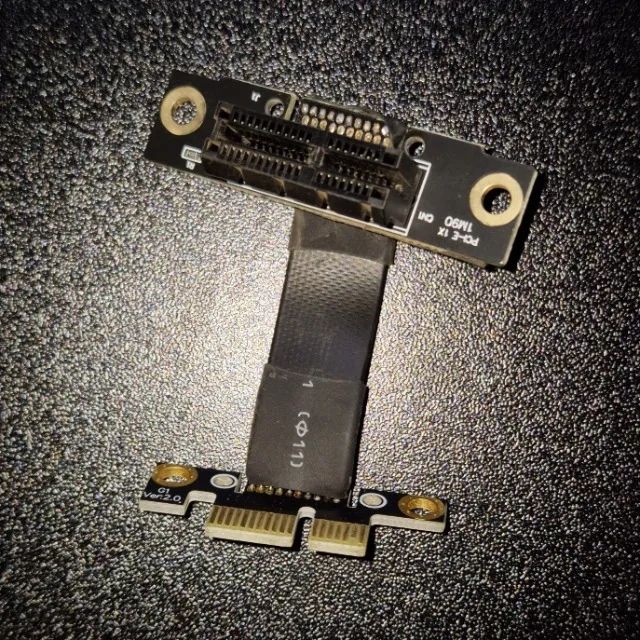 Cabo Riser PCIE 3.0 x1 5cm - Foto 3