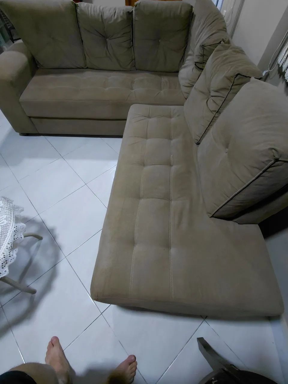 Vendo sofá em L muito novo - Foto 3