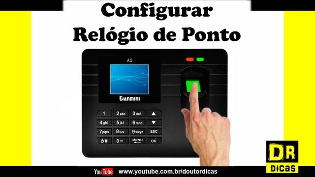 Relogio De Ponto Biometrico Impressao Digital Eletronico
