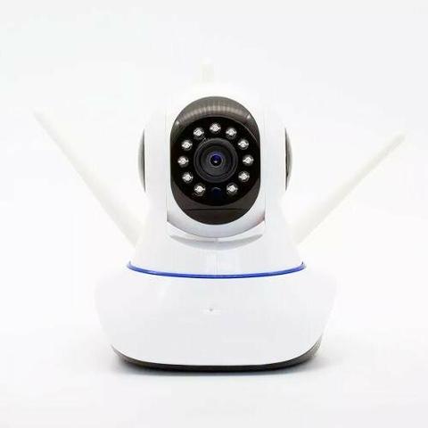 Câmera Ip 3 Antenas Wifi Wireless 3ª Geração Visão Noturna