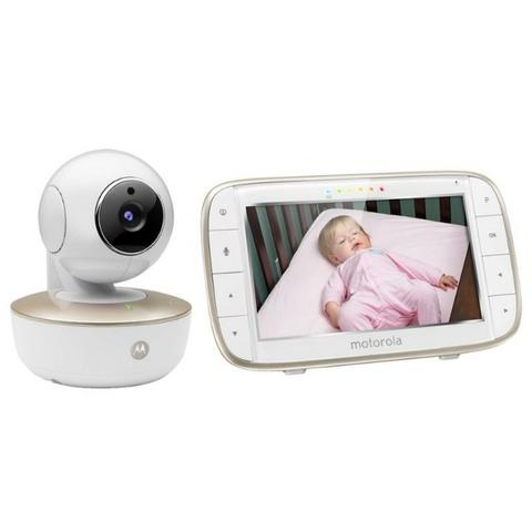 Babá Eletrônica Motorola MBP-855 Connect Tela 5" WiFi Branco