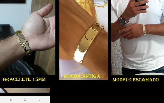 Bracelete de moeda antiga - Foto 2