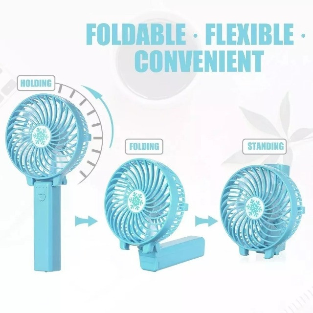 Mini ventilador de Mão portatil bateria recarregavel "promoção" - Foto 4