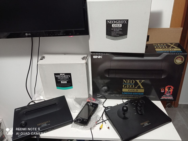 Neo Geo X Gold Edition Novo Na Caixa Completo Com Everdrive Videogames Jardim Botanico Curitiba Olx