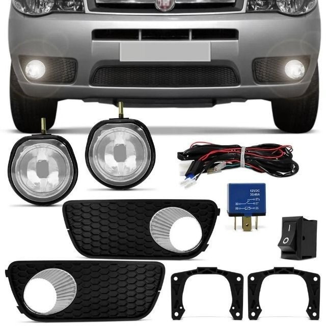 Farol de Milha Neblina Auxiliar Automotivo P/ todos os carros - Shocklight - Foto 5