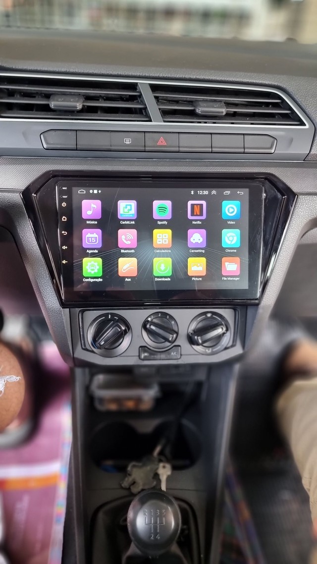Multimídia Android Volkswagen gol g7 g9 9 polegadas  - Foto 2