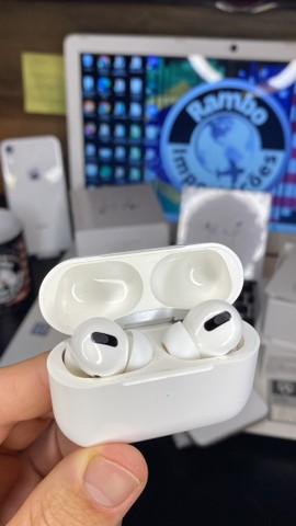 Fone de ouvido Bluetooth AirPods I9000 Pro + Case de silicone de Brinde - Foto 3