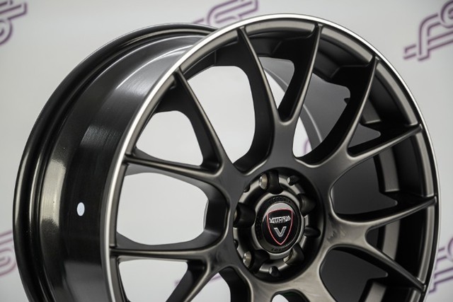 Rodas Vittoria Lombardia Preto Fosco 5x100 - 18x8 - Foto 3