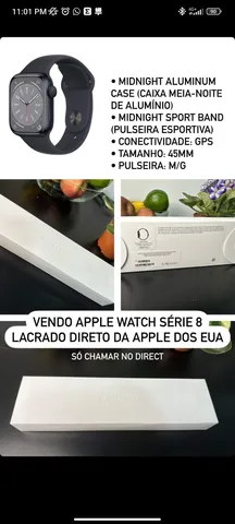 Apple Watch Se 44mm, Relógio Masculino Apple Nunca Usado 87357292