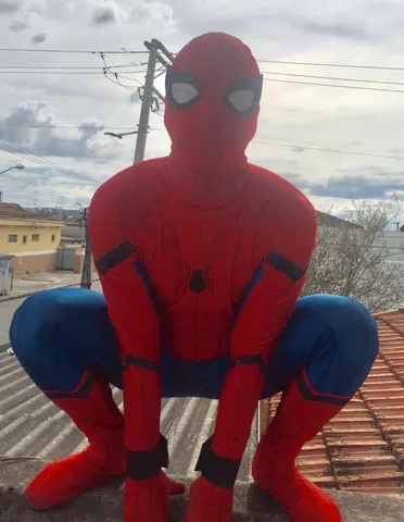 Fantasia Homem Aranha E Esqueleto Halloween Infantil - Loja