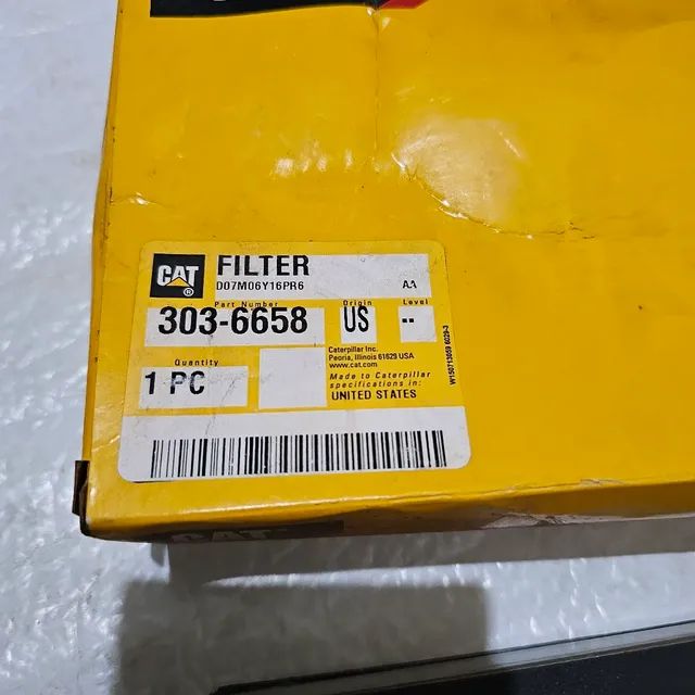 Mini carregadeira caterpillar filtro ar condicionado novo 3036658 - Foto 5
