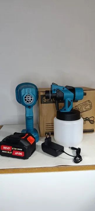 Pistola de pintura 21v a bateria profissional  - Foto 5