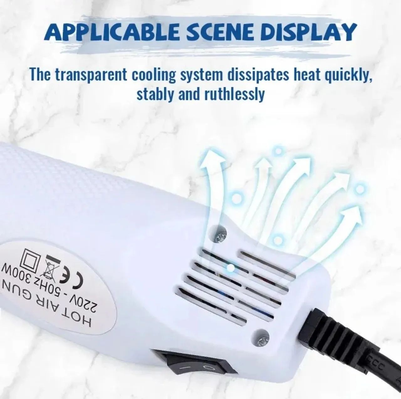 Secador de Cabelo 1000W - Preto - Foto 4