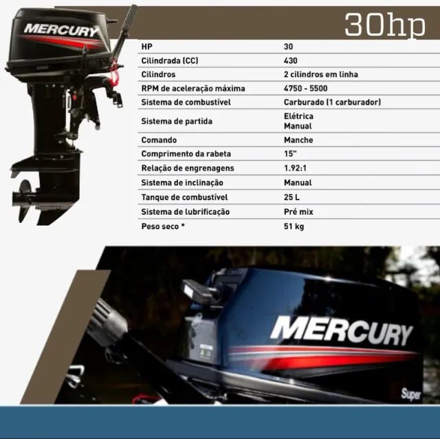 Motor de popa Mercury - Foto 2