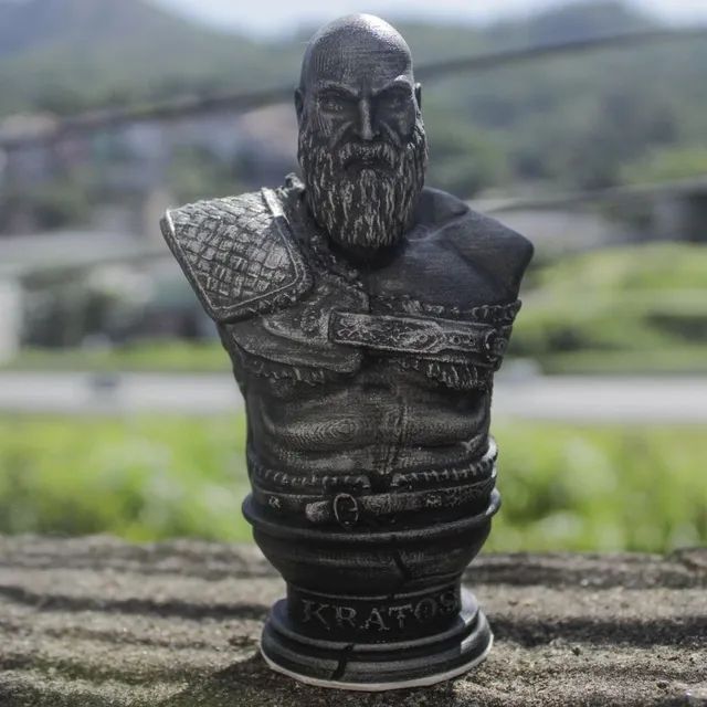 Busto kratos God of Wars v1 e v2