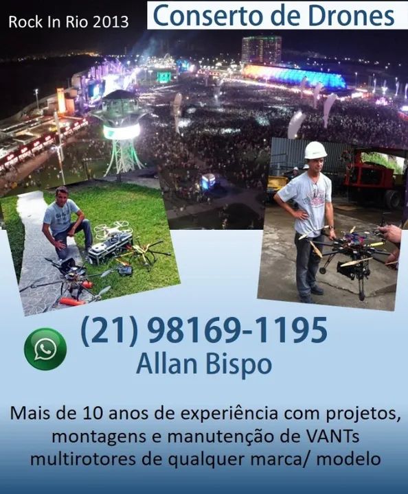 Conserto em Drones