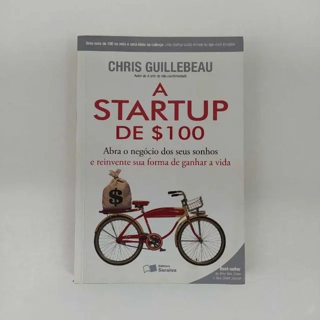 Livro A Startup de $100 Best-Seller. Chris Guillebeau. Editora Saraiva