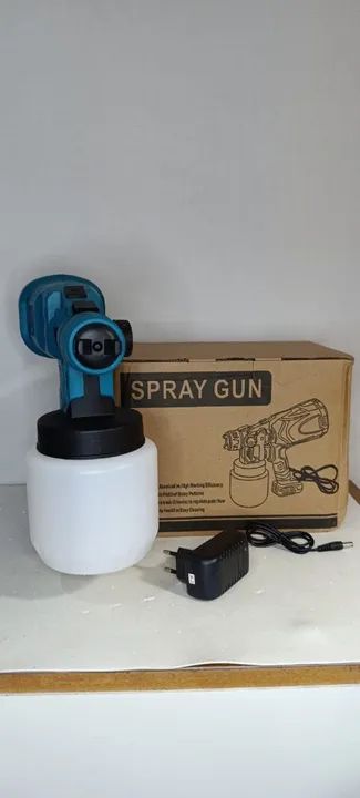 Pistola de pintura 21v a bateria profissional  - Foto 4