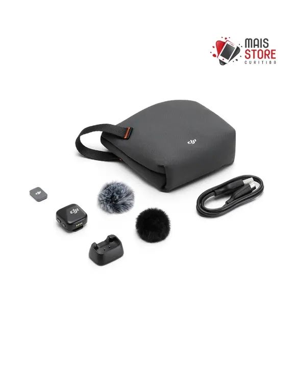 Microfone Dji Mic Transmitter (Infinity Black) - (Novo/Lacrado) - Foto 5