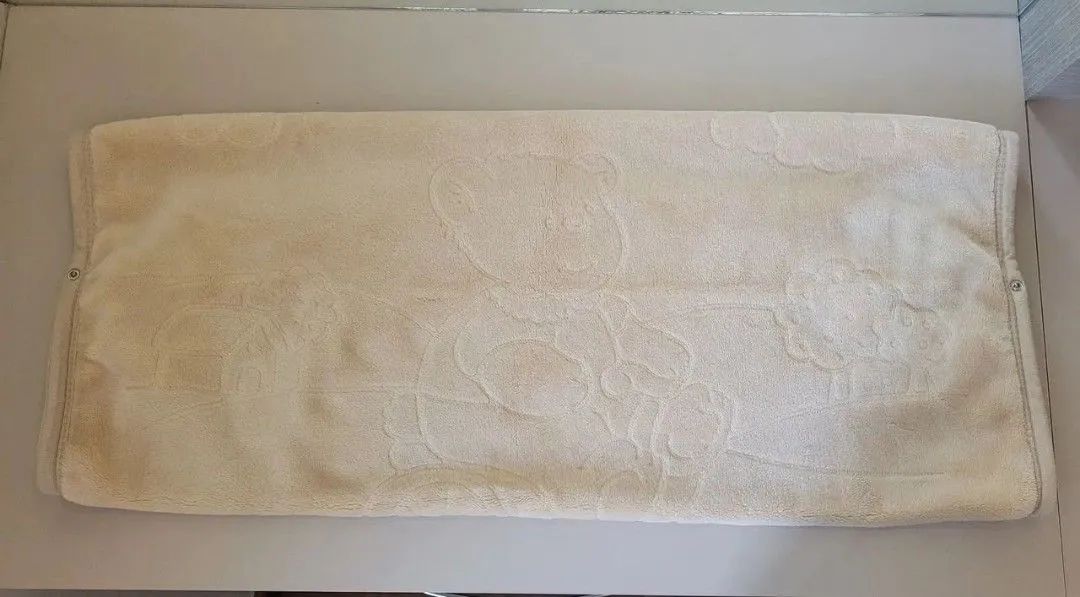 Manta / Saco de dormir para Bebê em Plush Bege - Foto 3