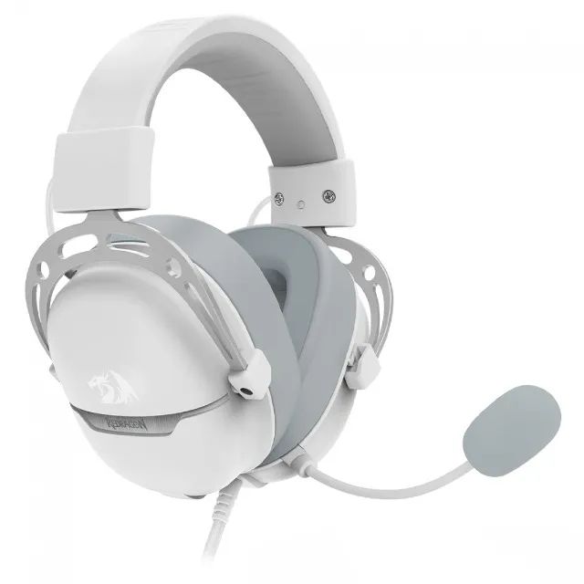 Headset Gamer Redragon Aurora USB Surround 7.1 Branco H376WG - WZetta - Foto 5