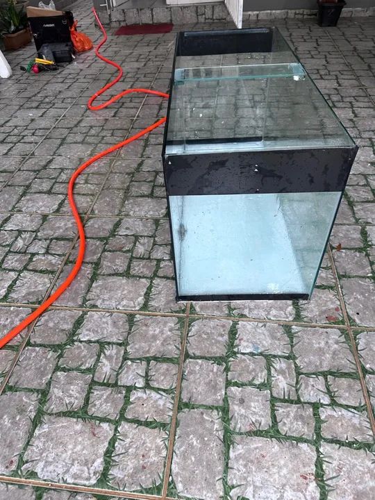 Aquário Aquaterrário Retangular Lapidado para Peixes - Foto 5