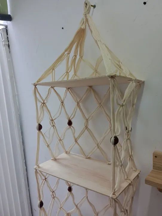 Prateleira redinha suspensa  - Foto 4