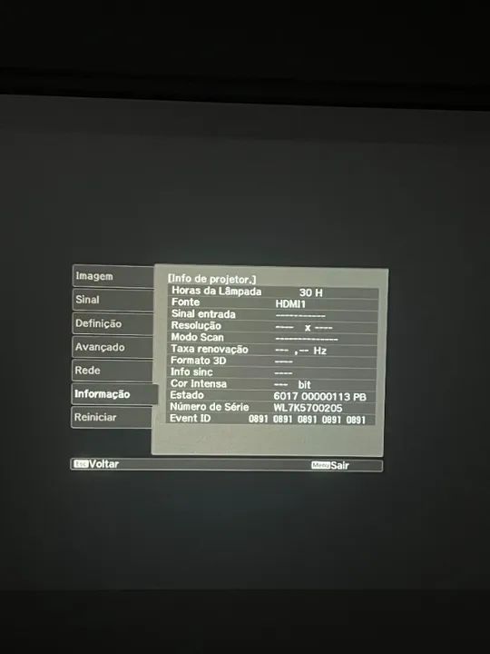 Projetor Epson HomeCinema 2045 FullHD, 3D, 2.200 lumens, input lag baixo - Foto 5