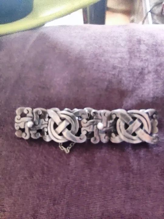 Bracelete em estilo Viking de prata - Foto 2