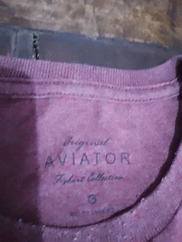 Camiseta  da AVIATOR G.  Original - Foto 2