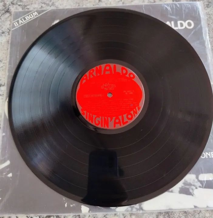 Disco de Vinil Arnaldo - Singin' Alone - Foto 3