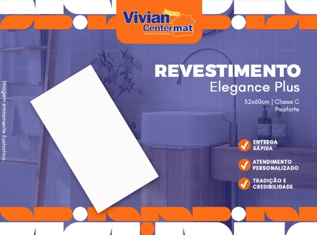Revestimento Elegance Plus 32x60cm Pisoforte Comercial
