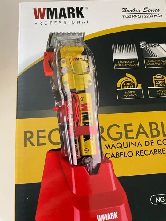 Máquina de cortar cabelo W Mark com pedestal  - Foto 2