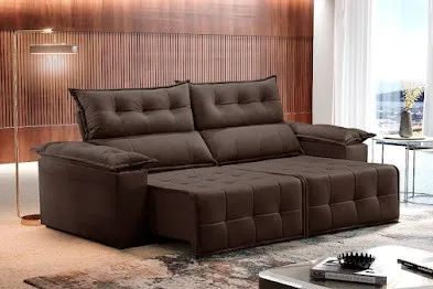 Sofá retrátil reclinável Serrano