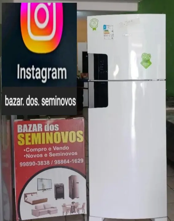 Geladeira cônsul 450litros frost free
