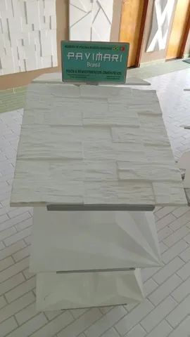 Revestimentos Cimentícios 3D Área interna e externa - Foto 2