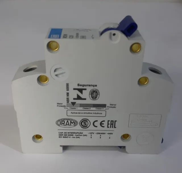 Disjuntor Unipolar Weg MDW Curva C 25a - Foto 3