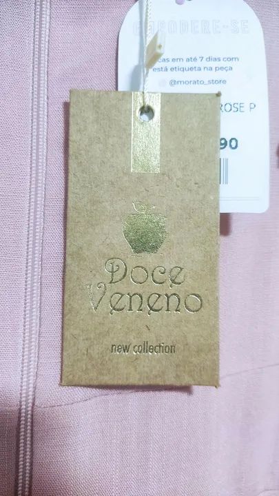 Vestido Rosé, Tamanho P - Foto 5