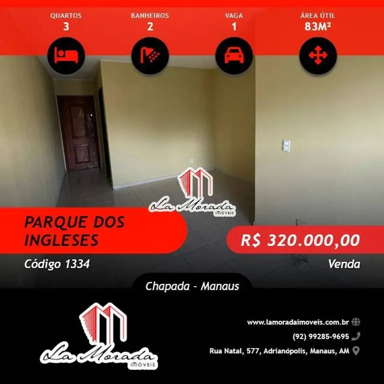Parque dos Ingleses, Chapada, 3Qtos s/ 1 suíte, 1 vg, Oportunidade!