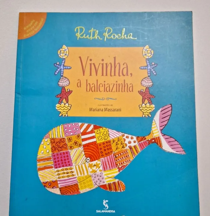 Livro Vivinha, a baleiazinha - Ruth Rocha - Editora Salamandra