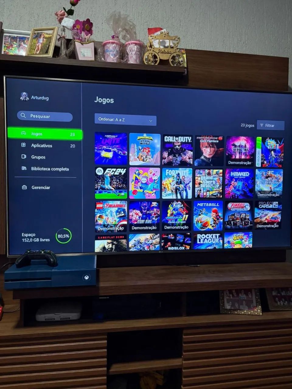 XBOX ONE COM 20 JOGOS 