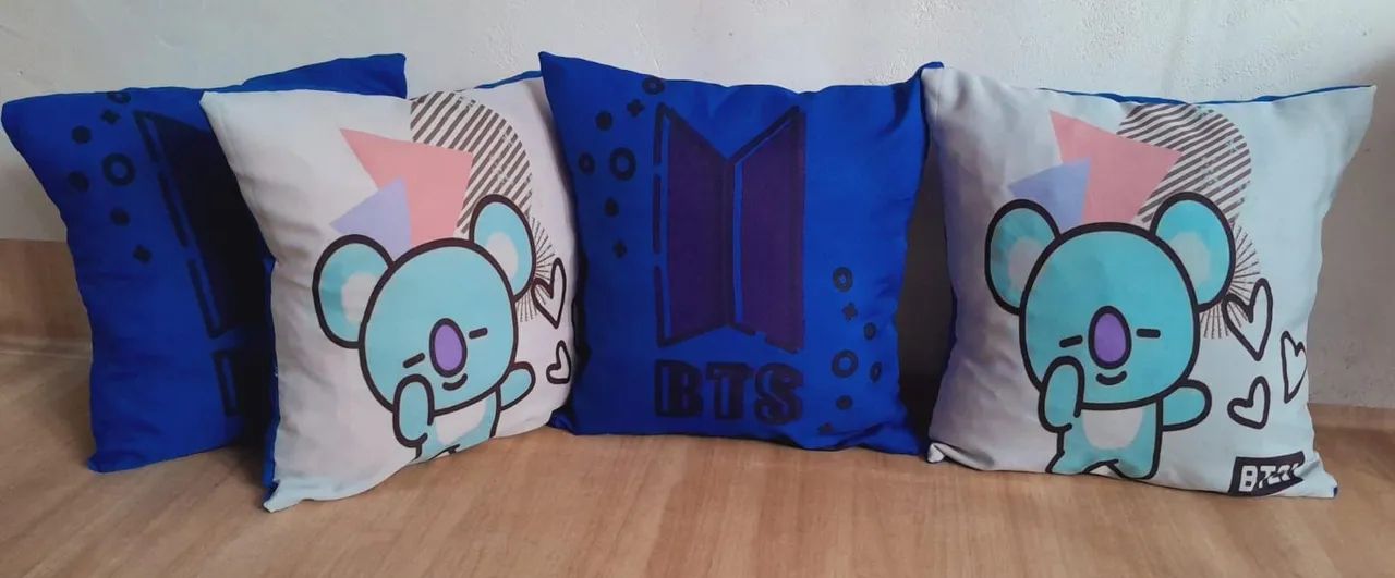 Kit com 4 Almofadas BT21 BTS  - Foto 3